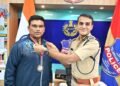 Commissioner Rachakonda congratulated the inspector who won bronze medal in pistol fire,Rachakonda Police News,Latest News,Telugu World Now