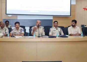 Coordination meeting on blasting guidelines,Cyberabad Traffic Joint CP D Joel Davis, IPS,CREDAI representatives,Cyberabad Police News,Latest News,Telugu World Now