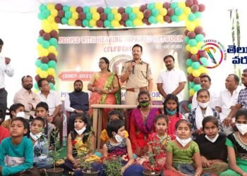 PEOPLE WITH HEARING IMPAIRED NETWORK - PHIN - School, CP Sajjanar IPS, Uppala Srinivas Guptha, Smt Janaki,