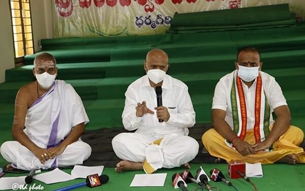 sri venkateshwara veda vignana peetam,k shiva kumar,ttd news,covid news,akhanda sundarakanda parayanam,v9 news telugu,teluguworldnow.com,TTD EO AV Dharma Reddy,