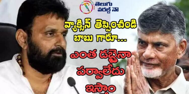 minister kodali nani poerful comments on chandrababu naidu,covid vaccine,ap news,andra pradesh news,ysrcp,tdp,v9 news telugu,teluguworldnow.com
