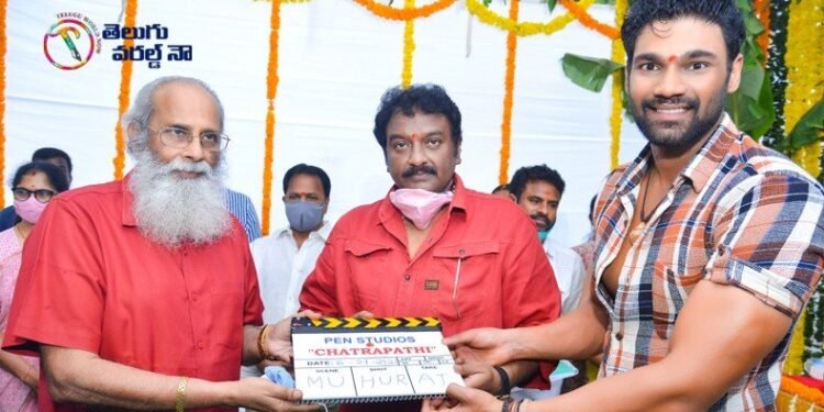 Rajamouli Claps For Muhurtham Shot Of Bellamkonda Sai Sreenivas, VV Vinayak, Pen Studios Film,telugu golden tv,my mix entertainments,teluguworldnow.com,