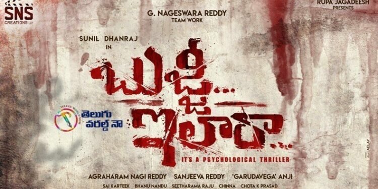 Sunil, Dhanraj In ‘Garudavega’ Anji, G Nageswara Reddy Team Work Production No 2 ‘Bujji ilaa Raa’ Title Poster Out,telugu golden tv,my mix entertainments,teluguworldnow.com