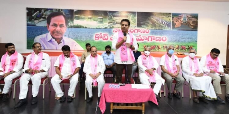 TRS Working President Meeting With Party Sr Leaders about Party Organizational Activities,Telangana News,Telangana Bhavan,V9 News Telugu,Telugu GOlden TV,teluguworldnow.com