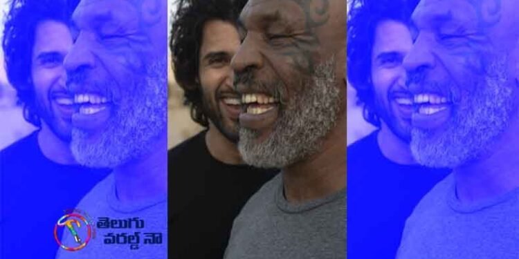 Legend Mike Tyson, Liger Vijay Deverakonda Met Face To Face For USA Schedule,Ananya Pandey,Ramya Krishnan,Charmme Kaur,Puri Jagannadh,telugu golden tv,my mix entertainments,www.teluguworldnow.com