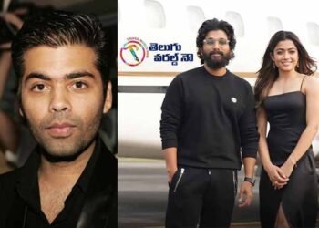 Hindi films have not received Pushpa's opening collections said Karan Johar,Allu Arjun,Rashmika Mandanna,Sukumar,telugu golden tv,my mix entertainments,teluguworldnow.com.1