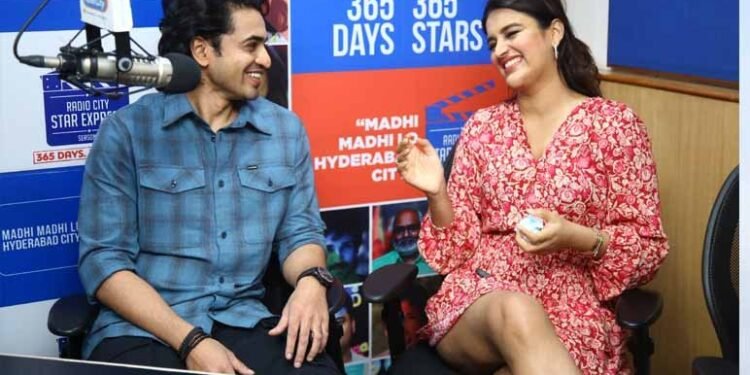 Hero Movie team at Radio city fm studio,Ashok Galla,Nidhhi Agerwal,Sriram Aditya,telugu golden tv,my mix entertainments,teluguworldnow.com