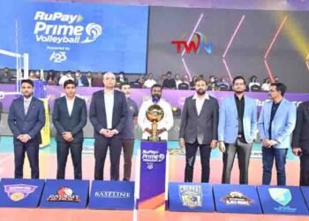 Minister of State for Excise, Sports, Tourism and Culture Shri V. Srinivas Gowda inaugurated the national level 'Rupay Prime Volleyball League' at Gatchibauli Stadium in Hyderabad.teluguworldnow