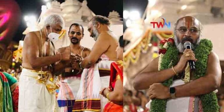 Rare tribute to Shri Ramanuja Sahasrabdi Samata Murthy Sphoorti Kendra Principal Founder Mr. DN V Prasad Founder!,chinna jeeyar swamy,telugu golden tv,teluguworldnow.com,Rameswar Rao Jupally