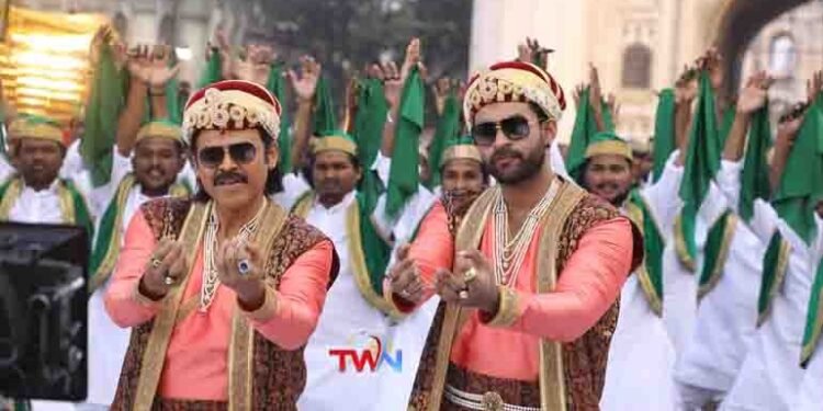 Venkatesh, Varun Tej, Anil Ravipudi, Sri Venkateswara Creations F3 First Single Lab Dab Lab Dab Dabboo Out Now,telugu golden tv, my mix entertainments, teluguworldnow.com