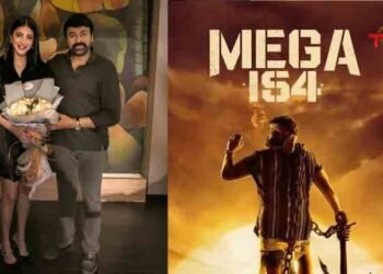 Megastar Chiranjeevi, Bobby, Mythri Movie Makers Welcome Shruti Haasan On Board For Mega154 On This Women’s Day,telugu golden tv, my mix entertainments, teluguworldnow.com.