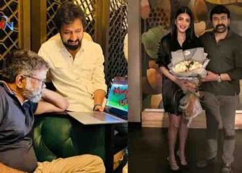 Director Sukumar Visits The Sets Of Megastar Chiranjeevi, Bobby, Mythri Movie Makers Mega154, Shoot Underway In Hyderabad,telugu golden tv,my mix entertainements,www.teluguworldnow.com,v9 media