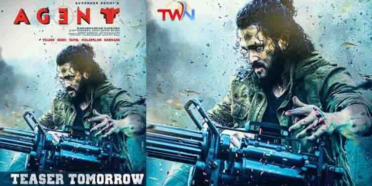 Akhil Akkineni’s Action-packed Poster From Pan India Film Agent, Teaser On July 15th,telugu golden tv,v9 news telugu,my mix entertainements,www.teluguworldnow.com
