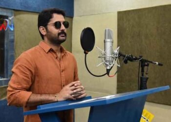 Shrestha Movies- Sudhakar Reddy- Nitin started dubbing for 'Macharla Constituency',,telugu golden tv,v9 news telugu,my mix entertainments,www.teluguworldnow.com