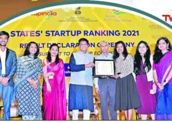 Startup Ranking-2021 release, Telangana Ranking in Startup,Union Minister Piyush Goyal presented the award and appreciated it,telugu golden tv,www.teluguworldnow.com