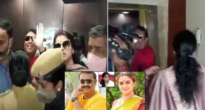 హోటల్లో నరేష్-పవిత్ర.. చెప్పుతో కొట్టబోయిన మూడో భార్య