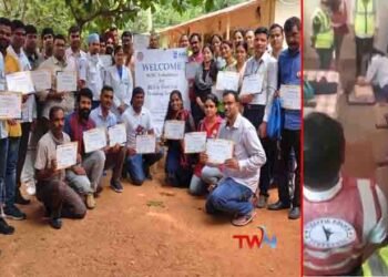 Basic Life Support Training by SCSC and AIG Hospitals,The 43rd batch of Basic Life Support (BLS) was conducted on the 27th August by SCSC and AIG at the Cyberabad Police Commissionerate,www.teluguworldnow.com