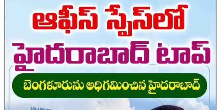 Hyderabad tops in office space,Hyderabad surpasses Bangalore,'Real' research firm 'Westian' revealed,Telugu Golden TV,v9 News Telugu,www.teluguworldnow.com,my mix entertainments