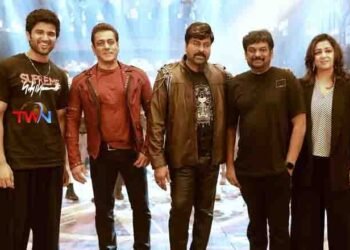 Liger Team - The Vijay Deverakonda, Puri Jagannadh, Charmme Kaur Meets Megastar Chiranjeevi and Superstar Salman Khan,telugu golden tv,my mix entertainements,V9 News,telugu,www.teluguworldnow.com