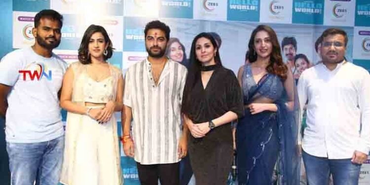 Streaming on ZEE 5 from August 12, Hero Vishwak Sen Hello World web series pre release event,Niharika Konidela,Neha Shetty,Telugu Golden TV,v9 News Telugu,www.teluguworldnow.com,my mix entertainments