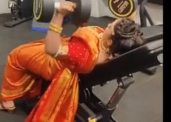 Viral Video : జిమ్ లో కసత్తులు చేస్తూ పెళ్లి కూతురు ప్రీ వెడ్డింగ్‌ ఫొటోషూట్‌.. భర్త, అత్తింటివారికి వార్నింగ్..