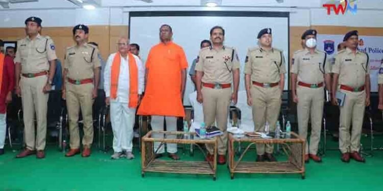 should work in coordination, Cyberabad CP Stephen Ravindra, IPS. Inter departmental coordination meeting on Ganesh celebrations,Telugu Golden TV,v9 news telugu,www.teluguworldnow.com,my mix et