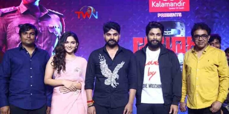 'Alluri' pre-release event grand success with icon star Allu Arjun as chief guest,sree vishnu,KayaduLohar,Telugu Golden TV,v9 news telugu,www.teluguworldnow.com,my mix entertainments,Telugu World news