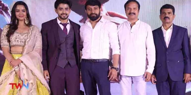 Gautham Krishna, Poojita Ponnada, GK Film Factory, Manoj Art Creations 'Akasha Veedhullo' Grand Prerelease Event,Telugu Golden TV,v9 News Telugu,www.teluguworldnow.com,my mix entertainments