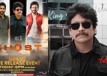 King Nagarjuna, Praveen Sattaru, Sri Venkateswara Cinemas LLP, Northstar Entertainments 'The Ghost' - Naga Chaitanya, Akhil to attend grand public event in Kurnool on September 25,Telugu Golden TV,www.teluguworldnow.com