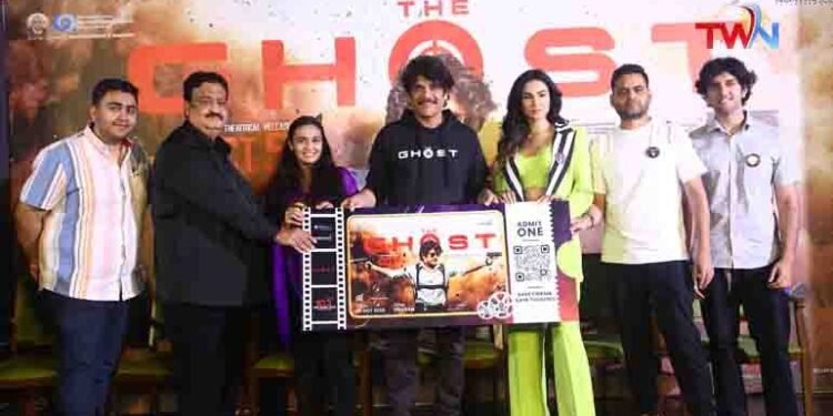 King Nagarjuna at the release trailer event of the movie 'The Ghost', The Ghost', a movie made with a lot of effort without compromising on the great production values,Telugu Golden TV,www.teluguworldnow.com,My Mix Et,telugu world news