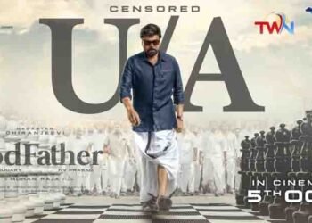 Megastar Chiranjeevi, Salman Khan, Mohan Raja, Konidela Productions, Super Good Films, UCertificate for Godfather, Grand release worldwide on 5th October,Telugu Golden TV,www.teluguworldnow.com,My Mix Entertainments,telugu world news