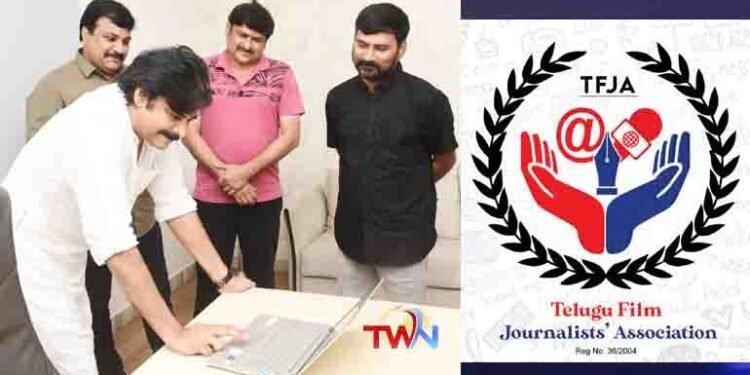 Power Star Pawan Kalyan launched Telugu Film Journalist Association ( TFJA ) Offical website, YouTube, and Social Media Accounts,TFJA President laxmi Narayana,Telugu Golden TV,v9 news telugu,www.teluguworldnow.com,my mix entertainments