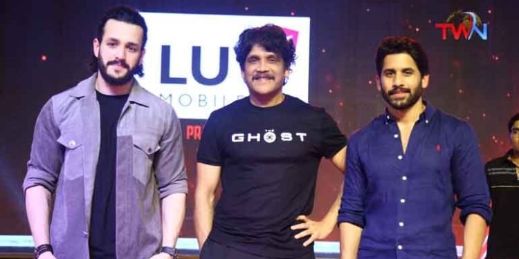 'The Ghost' is a family action drama that gives a great theater experience.. Like 'Shiva' will impress everyone, The film unit at the pre-release event of 'The Ghost',Telugu Golden TV,www.teluguworldnow.com