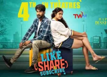 Santosh Sobhan, Faria Abdullah, Merlapaka Gandhi, Aamuktha Creations, Niharika Entertainment’s Like Share & Subscribe Releasing On November 4th,Telugu Golden TV,My Mix Et,telugu world news,www.teluguworldnow.com