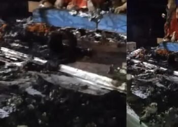 Crime దుర్గా మండపంలో ఘోర అగ్నిప్రమాదం..  ముగ్గురు మృతి, 64 మందికి గాయాలు..