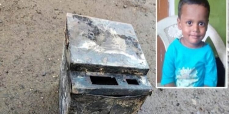 Crime ఎలక్ట్రిక్ స్కూటర్ పేలి ఏడేళ్ల బాలుడు మృతి..