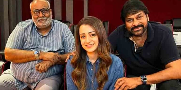 Megastar Chiranjeevi, Trisha Krishnan, Vassishta, UV Creations Vishwambhara Hyderabad Schedule Completed,MM Keeravani,Film News,Latest Telugu Movies