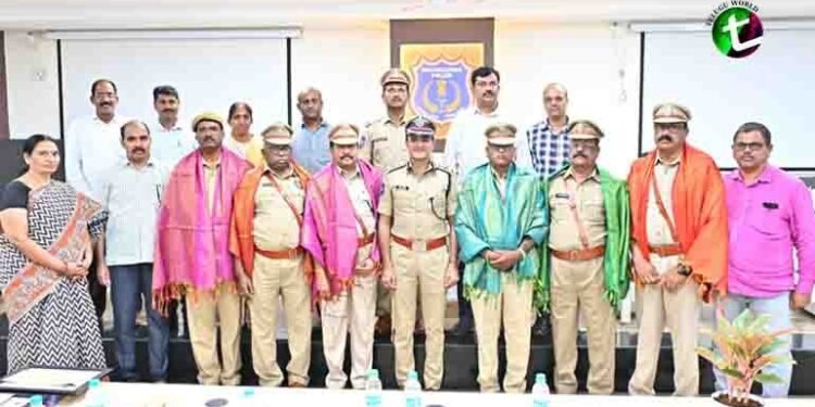 Rachakonda CP Dr. Tarun Joshi, IPS honored retired police officers,Co-operative Credit Society Benefit Fund,Rachakonda News,Latest News,Telugu World