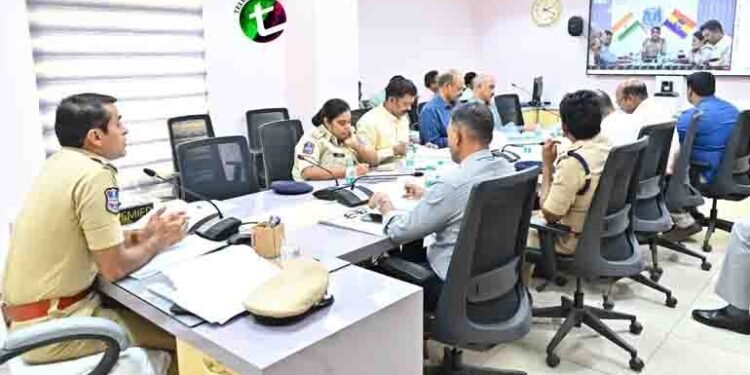 Rachakonda DCPs, Additional DCPs, ACPs and other officials,Tight security for Lok Sabha elections, Commissioner in a video review meeting with CP Tarun Joshi IPS,Telugu World