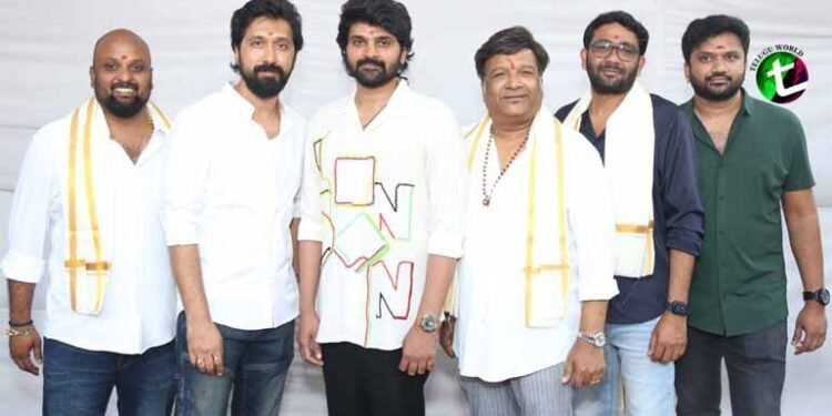 Blockbuster Director Bobby Kolli, Kona Venkat Present- Sree Vishnu, Janaki Ram Marella, Skanda Vahana Motion Pictures LLP, Whistle Worthy Films No 1 Launched Grandly On Ugadi,Film News