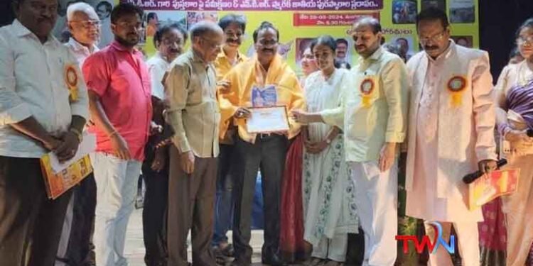 NTR National Award to Senior Film Journalist Dhiraja Appaji, 101st Birth Anniversary of Nandamuri Tarakara Rao, Tollywood News,Latest Telugu News, Telugu World Now