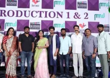 Two films started on the same stage, Triguni and Sita Prayanam Krishnatho,Roja Khushi, Dinesh,Latest Telugu Movies,Film News,Tollywood News,Telugu World