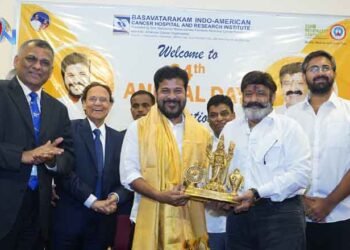 Along with Telangana Chief Minister Sri A Revanth Reddy, the program was attended by Sri Nandamuri Balakrishna,Chairman, BIACH&RI; Sri Nori Dattatreyudu, Latest News, Telugu World Now