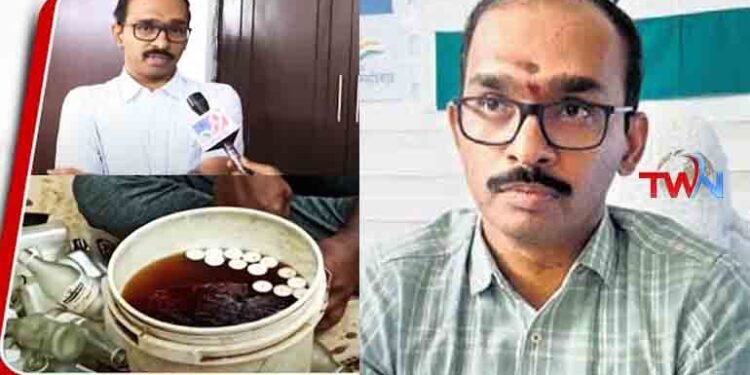 CID searches at the residence of Vasudeva Reddy, who worked as MD of AP Beverages, AP Politics,AP Elections 2024.AP News, Telugu World Now