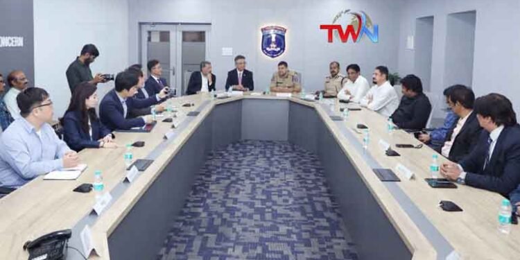 South Korean Ambassador holds an interactive meeting with SCSC & Cyberabad Police, Mr. Avinash Mohanty, IPS,Mr. Suresh Chukkapalli,Cyberabad News,Telugu World Now