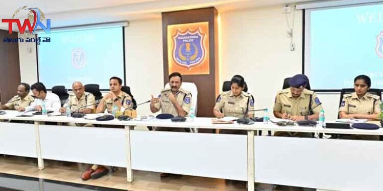 Officers and staff should work together towards a crime-free society, Commissioner Sudhir Babu IPS,Latest Rachakonda Police,Telugu World Now