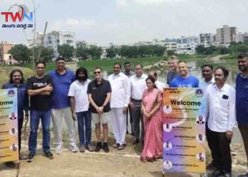 Phenom Leads Landmark Environmental Restoration with Rejuvenation of Bakshikunta Lake in Telangana,Arekapudi Gandhi, MLA of Serilingampally,Hari Bayireddi,Telugu World Now