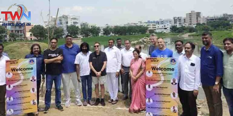 Phenom Leads Landmark Environmental Restoration with Rejuvenation of Bakshikunta Lake in Telangana,Arekapudi Gandhi, MLA of Serilingampally,Hari Bayireddi,Telugu World Now