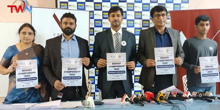 180 participants from 3 countries participating in the 15th Indian National Memory Championship 2024 to be held at Hyderabad on Oct 20th, Dr P Srinivas Kumar, ASWA Foundation, ViralPe Sales and Services Pvt. Sports News