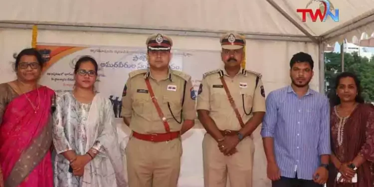 Cyberabad Police Honour Martyrs on Police Commemoration Day, Cyberabad Police Parade grounds, CP Avinash Mohanty, IPS, Cyberabad News, Telugu World Now
